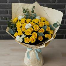 Букет цветов из:  Розы #REPLACE_PRED# Новолабинской