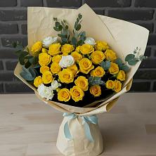 Букет цветов из:  Розы в Новолабинской