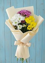 Букет цветов из:  Хризантемы #REPLACE_PRED# Новолабинской