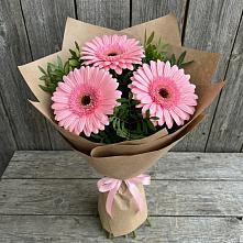 Букет цветов из:  Герберы #REPLACE_PRED# Новолабинской