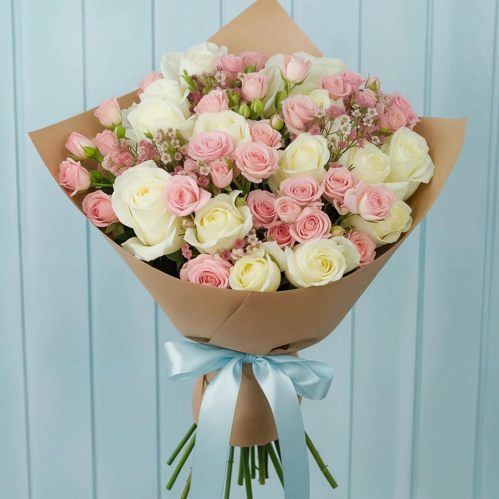 Букет цветов из: Розы в Новолабинской