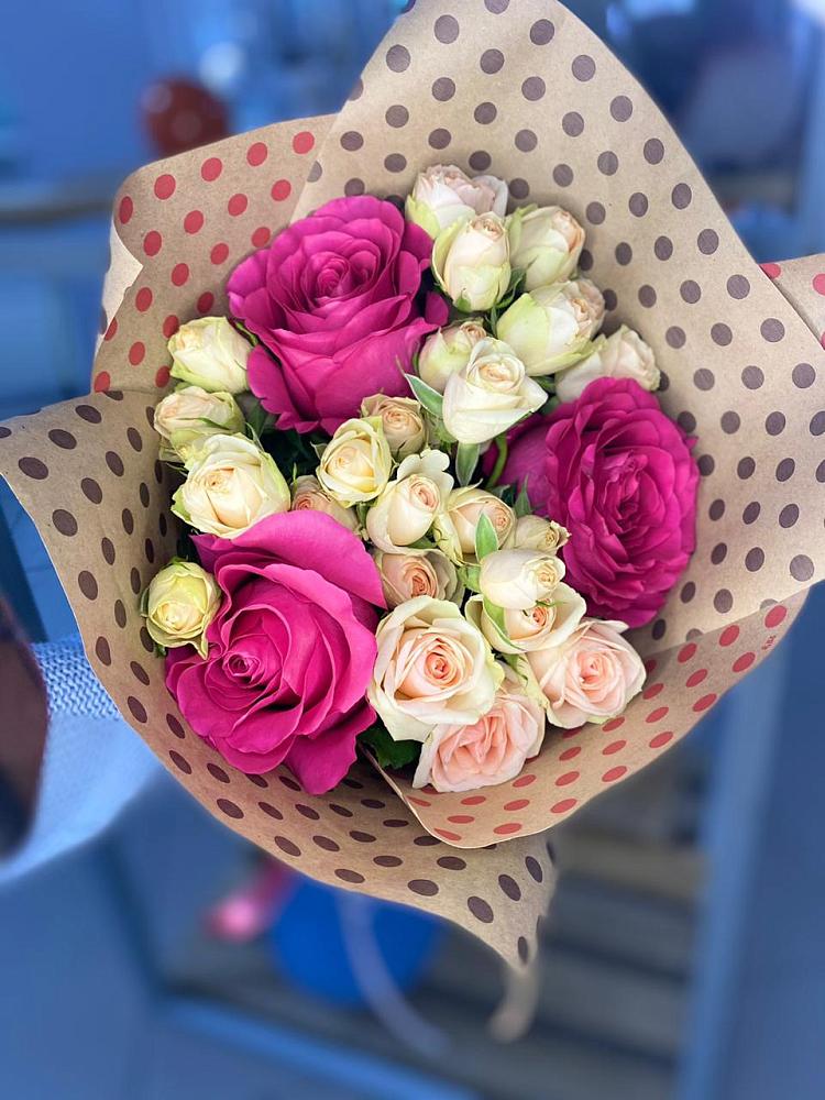 Букет цветов из: Розы в Новолабинской