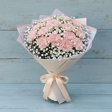 Букет цветов из:  Гвоздики в Новолабинской