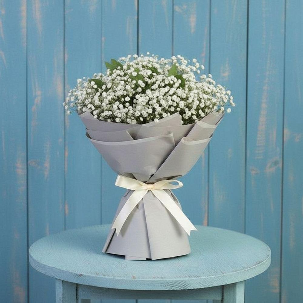 Букет цветов из: Гипсофила в Новолабинской