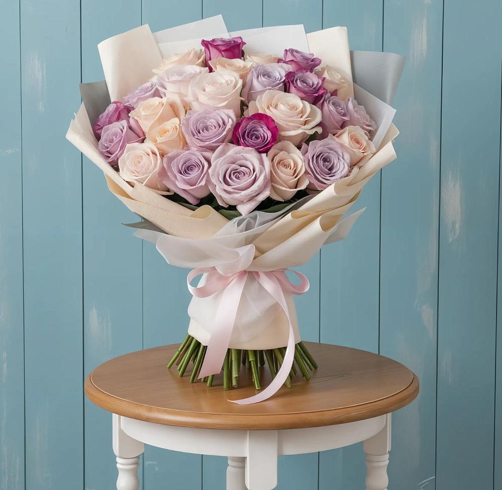 Букет цветов из: Розы в Новолабинской