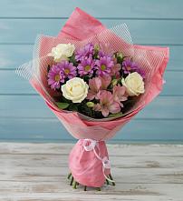 Букет цветов из:  Герберы в Новолабинской