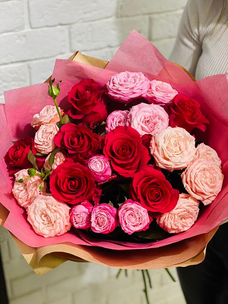 Букет цветов из: Розы в Новолабинской