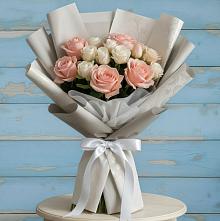 Букет цветов из:  Розы #REPLACE_PRED# Новолабинской