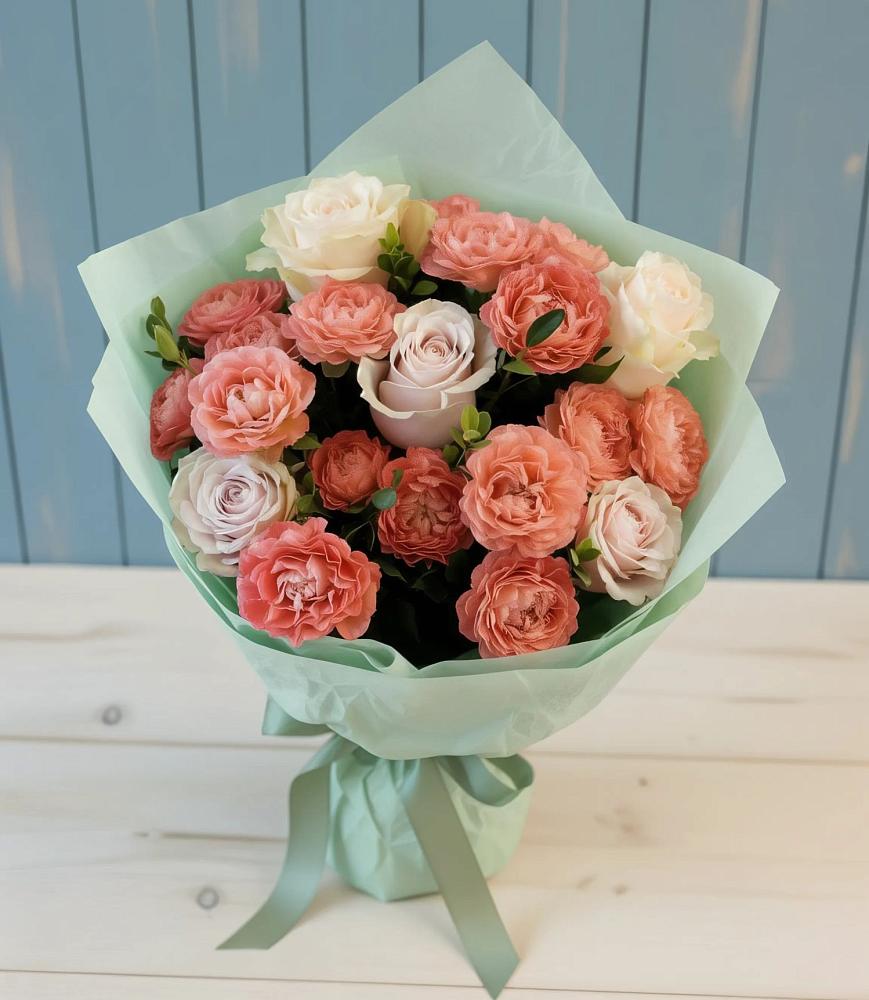 Букет цветов из: Розы в Новолабинской