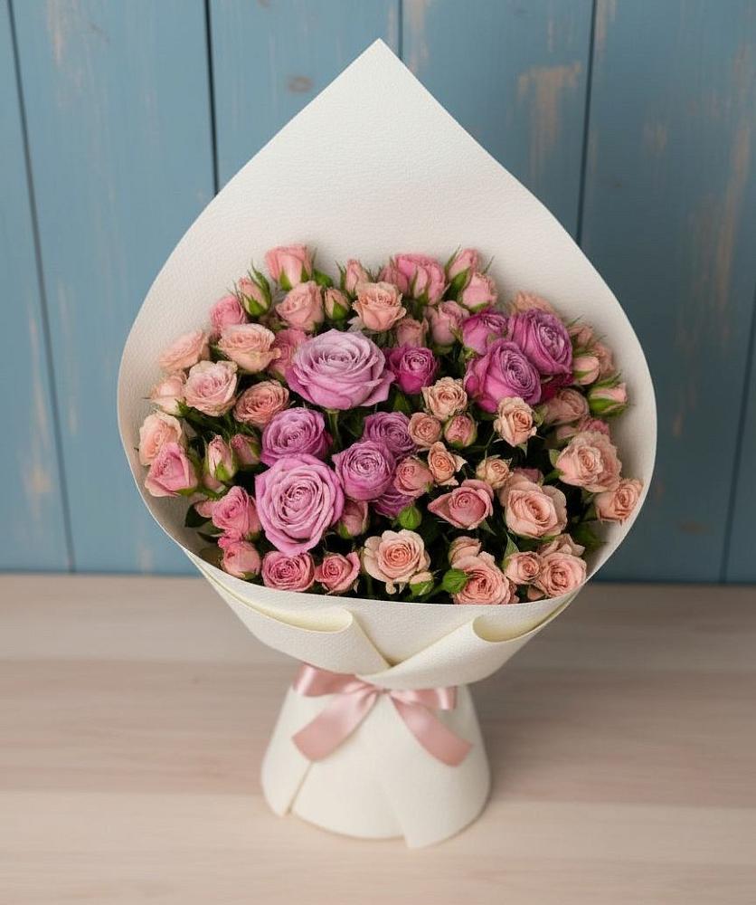 Букет цветов из: Розы в Новолабинской