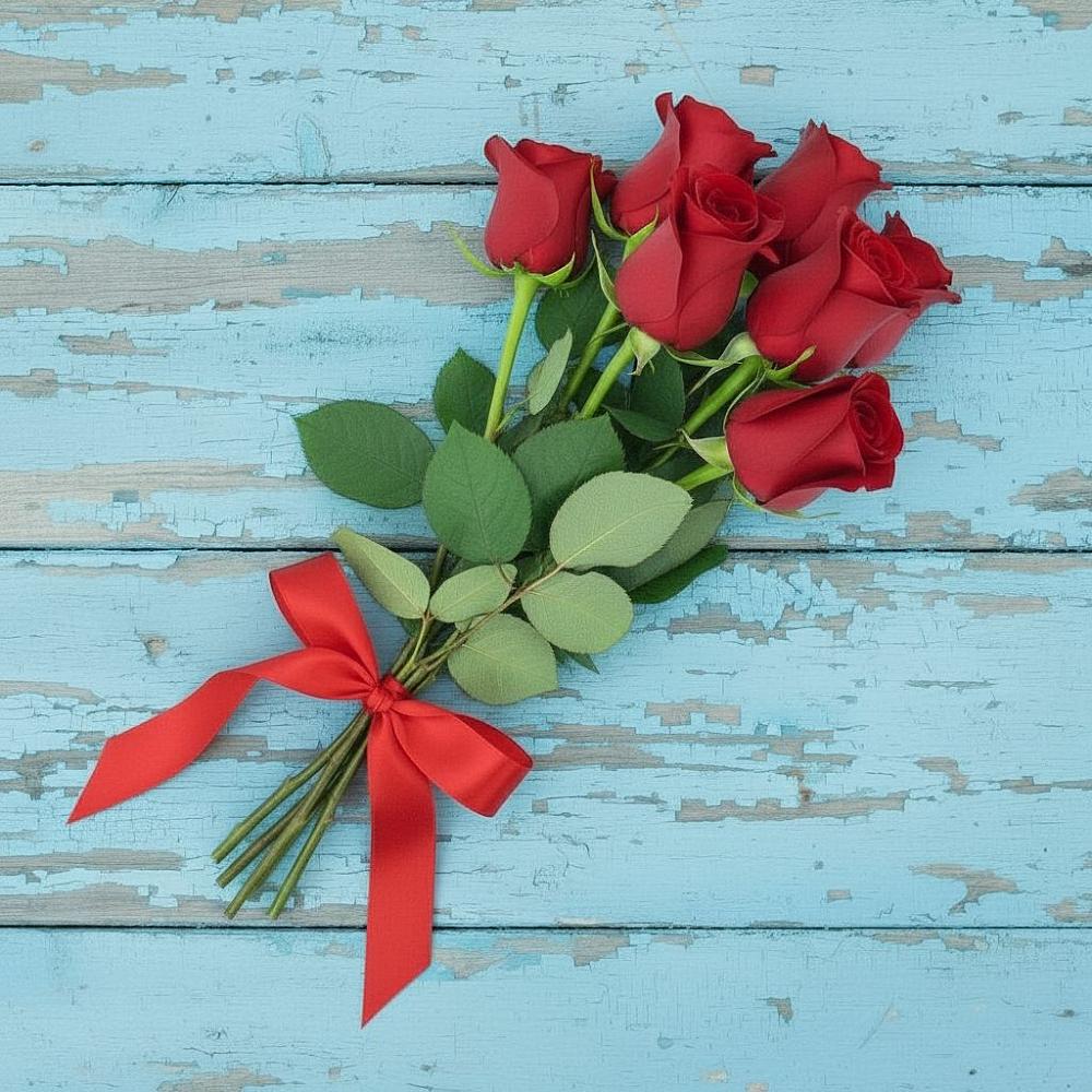 Букет Красные розы в Новолабинской