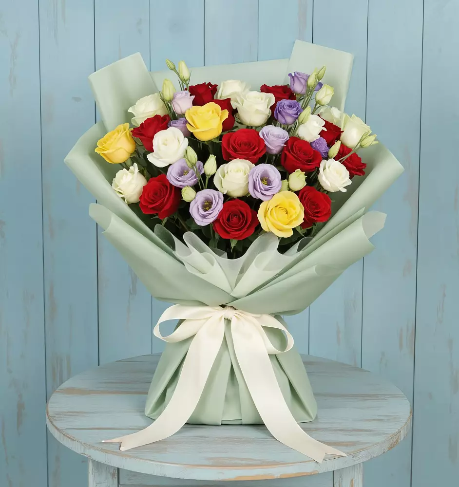 Букет цветов из: Розы в Новолабинской