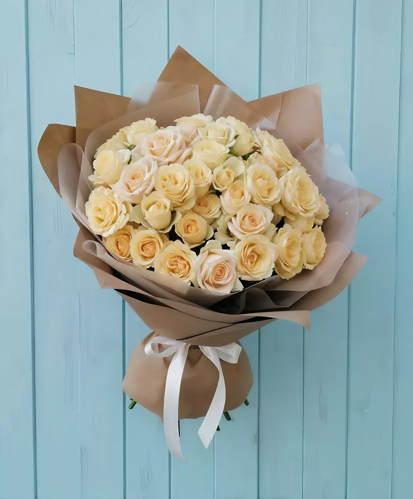 Букет Кремовое облако в Новолабинской