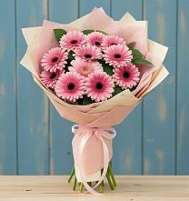 Букет цветов из:  Герберы в Новолабинской